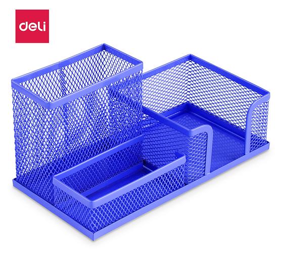 Подставка Deli 9154 для пишущих принадлежностей ассорти пластик фото 10
