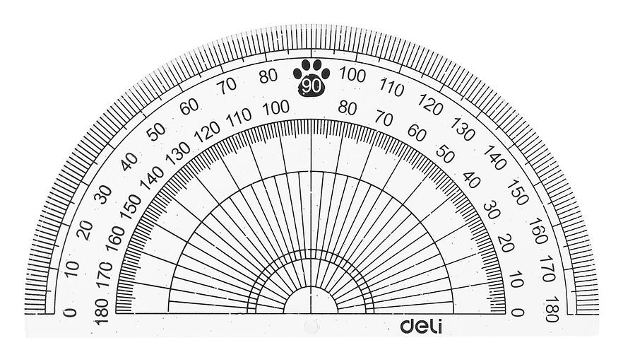 Набор линеек Deli MiYou EH657 пластик дл.15см ассорти компл.:лин.15см./треуг.2шт./трансп. пластиковый пакет с европодв. фото 2