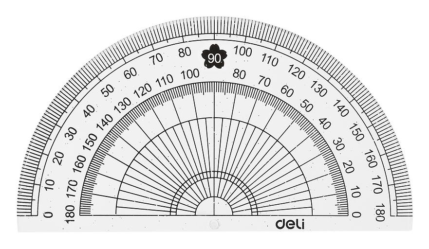 Набор линеек Deli MiYou EH657 пластик дл.15см ассорти компл.:лин.15см./треуг.2шт./трансп. пластиковый пакет с европодв. фото 7