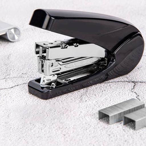 Степлер Deli 0421BLACK 24/6 26/6 (30листов) черный 50скоб коробка фото 2