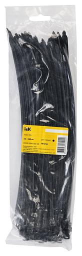 Хомут IEK UHH32-D048-300-100 300x4.8мм (упак:100шт) нейлон черный фото 2