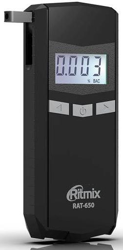 Алкотестер Ritmix RAT-650 электрохимический черный фото 6