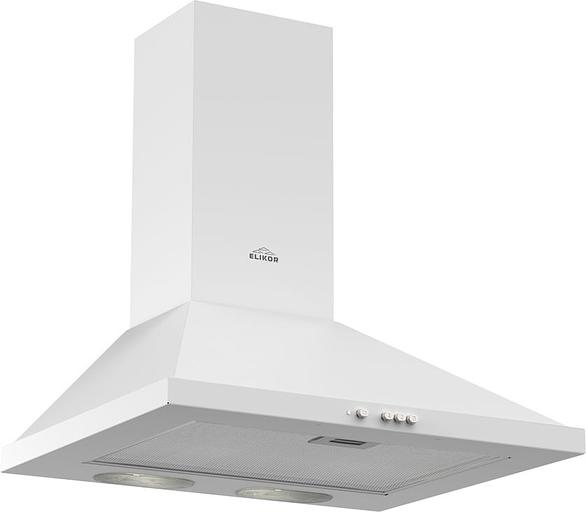 Вытяжка каминная Elikor Оптима 50П-400-П3Л белый управление: ползунковое (1 мотор) фото 1
