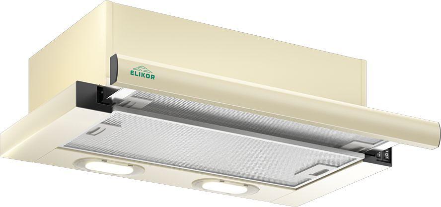 Вытяжка встраиваемая Elikor Интегра 60П-400-В2Л УХЛ 4.2 топленое молоко/топленое молоко управление: кнопочное (1 мотор) фото 1
