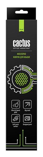 Коврик для мыши Cactus Skytrek черный 900x400x3мм фото 3
