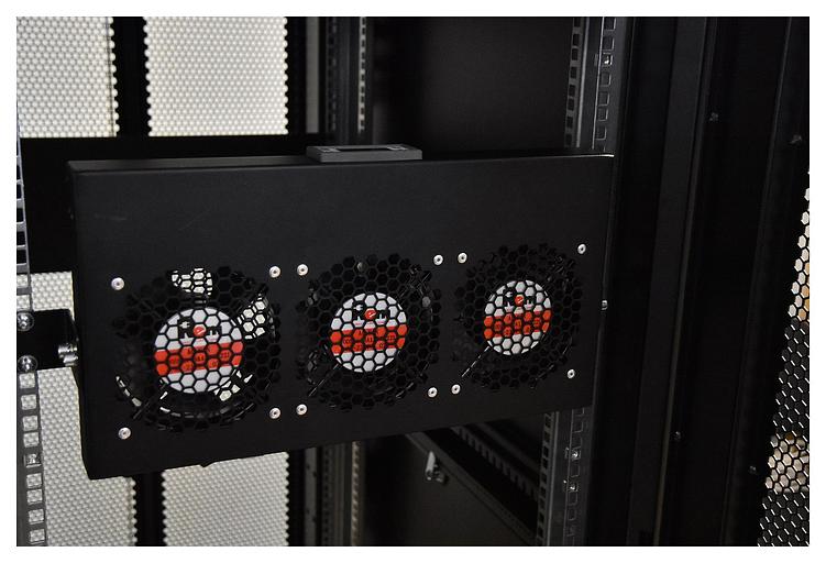 Модуль вентиляторный Rem (R-FAN-3K-1U-9005) 3 вент. с контроллером черный (упак.:1шт) фото 6