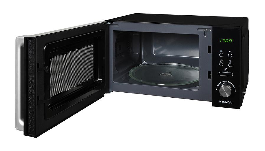 Микроволновая Печь Hyundai HYM-D3001 20л. 700Вт черный/хром фото 3