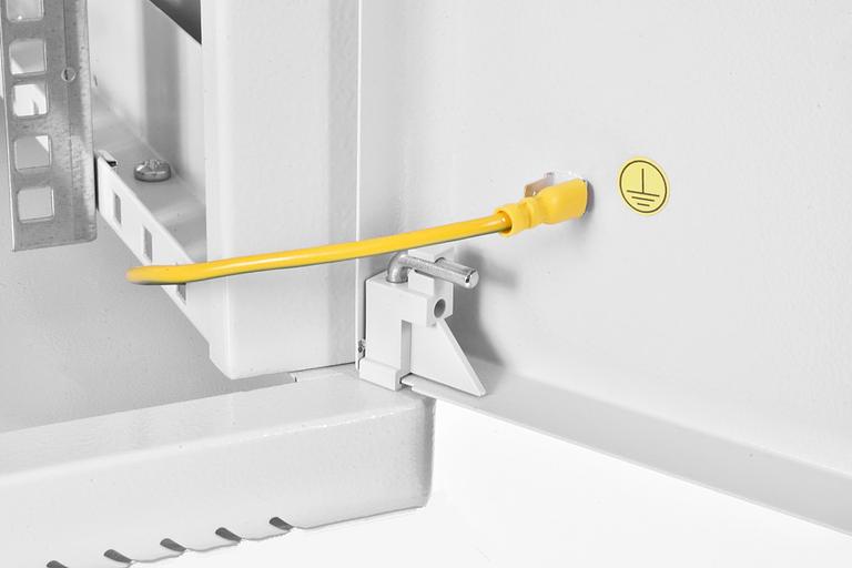 Шкаф монтажный ЦМО (ШРН-М-9.500.1) 9U 600x520мм пер.дв.металл 50кг серый 18.9кг фото 4