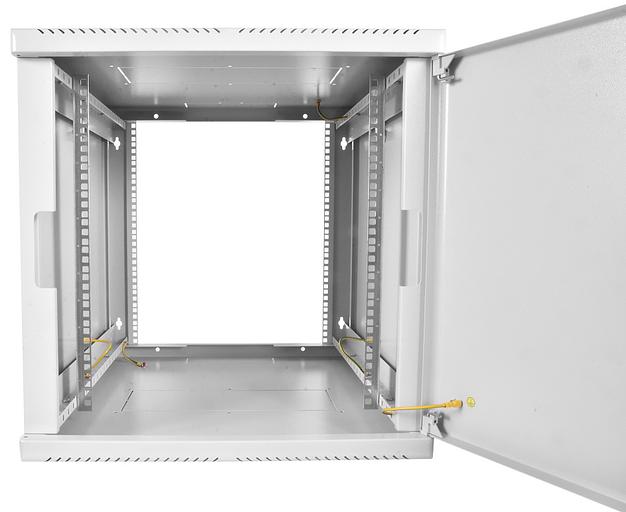 Шкаф монтажный ЦМО (ШРН-М-9.500.1) 9U 600x520мм пер.дв.металл 50кг серый 18.9кг фото 5