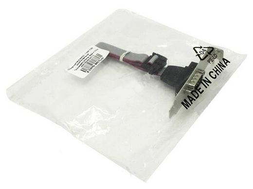 Планка RS232 Orient C098 низкопрофильный вывод COM порта 9M на IDC10F с материнской платы на корпус фото 2