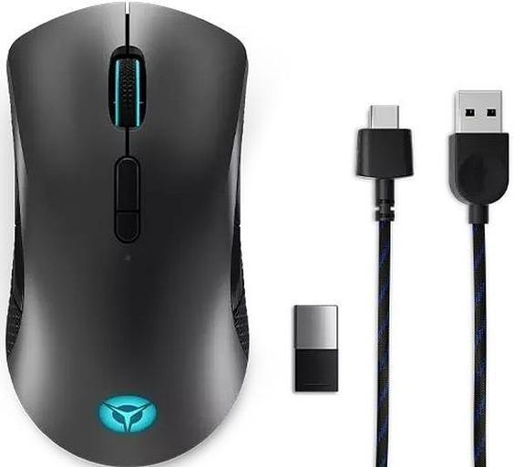 Мышь Lenovo Legion M600 черный оптическая (16000dpi) беспроводная BT/Radio USB (9but) фото 1