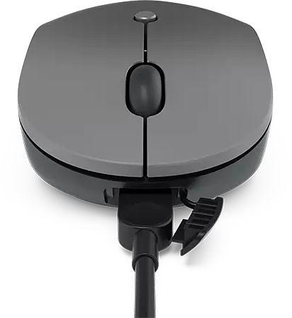 Мышь Lenovo Go серый оптическая (2400dpi) беспроводная USB-C для ноутбука (3but) фото 8