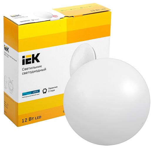 Светильник IEK 12Вт 4000K белый (LDPB0-1001-12-4000-K01) фото 3