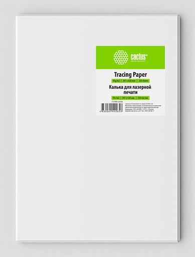 Калька Cactus CS-TR95-A3250 A3/95г/м2/250л. универсальная фото 1