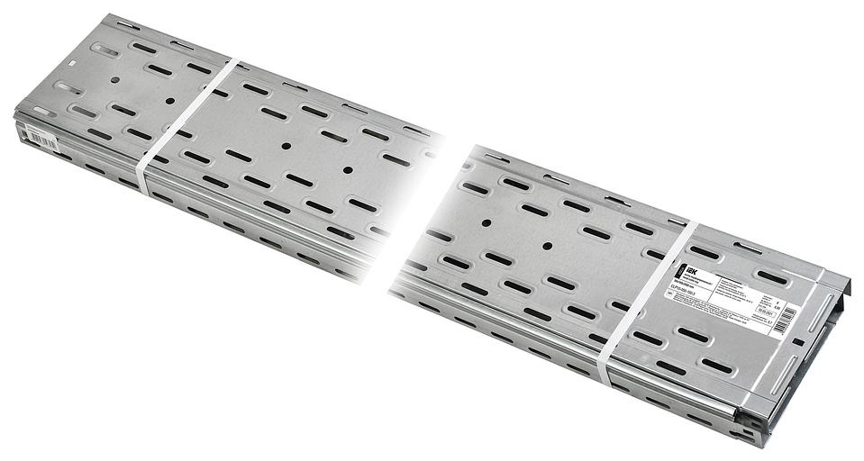 Лоток листовой IEK CLP10-050-100-3 перфорированный 50x100мм L3000мм сталь 0.7мм (упак.:1шт) фото 2