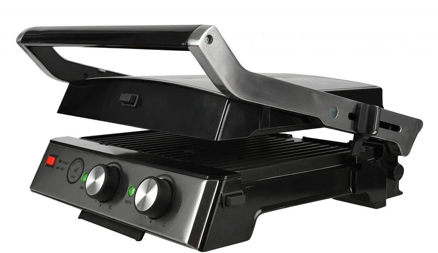 Электрогриль GFGril GF-165 2000Вт черный/серебристый фото 4