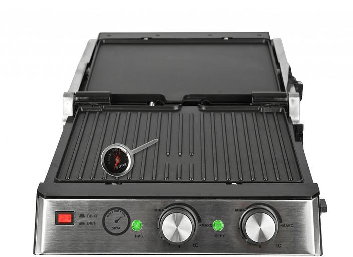 Электрогриль GFGril GF-165 2000Вт черный/серебристый фото 8