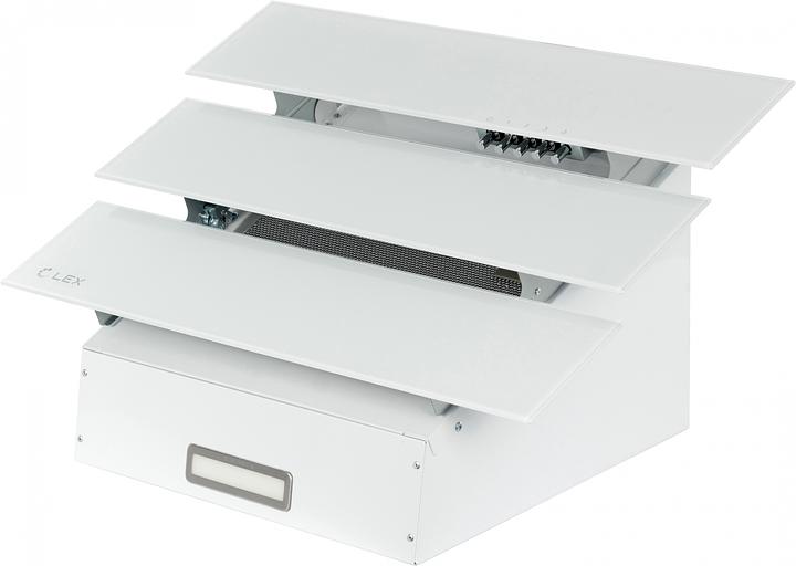Вытяжка каминная Lex Rio G 600 белый управление: кнопочное (1 мотор) фото 8