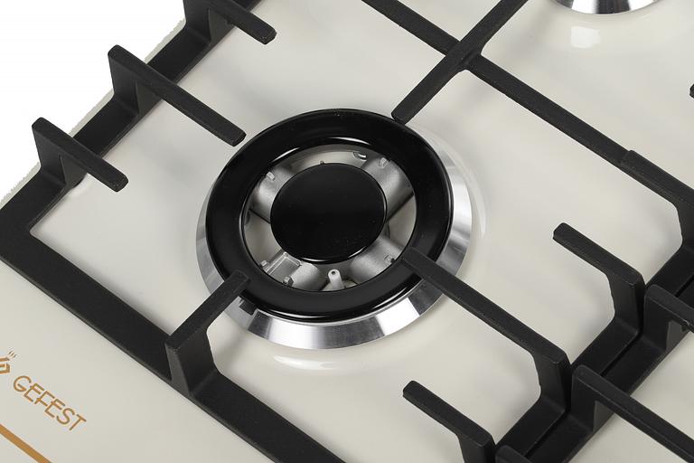 Газовая варочная поверхность Gefest ПВГ 1214-01 К81 кремовый фото 6