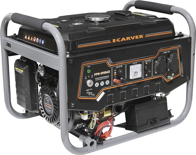Генератор Carver PPG- 3900АE 2кВт фото 2