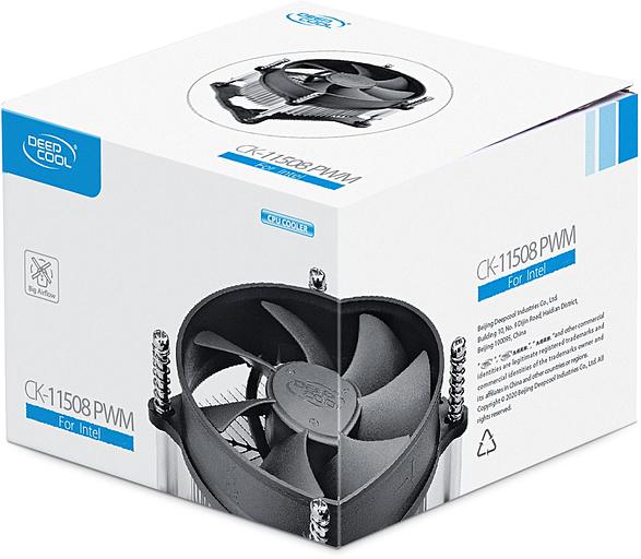 Устройство охлаждения(кулер) Deepcool CK-11508 PWM Soc-1200/1150/1151/1155 4-pin 17-30dB Al 65W 245gr Ret фото 8