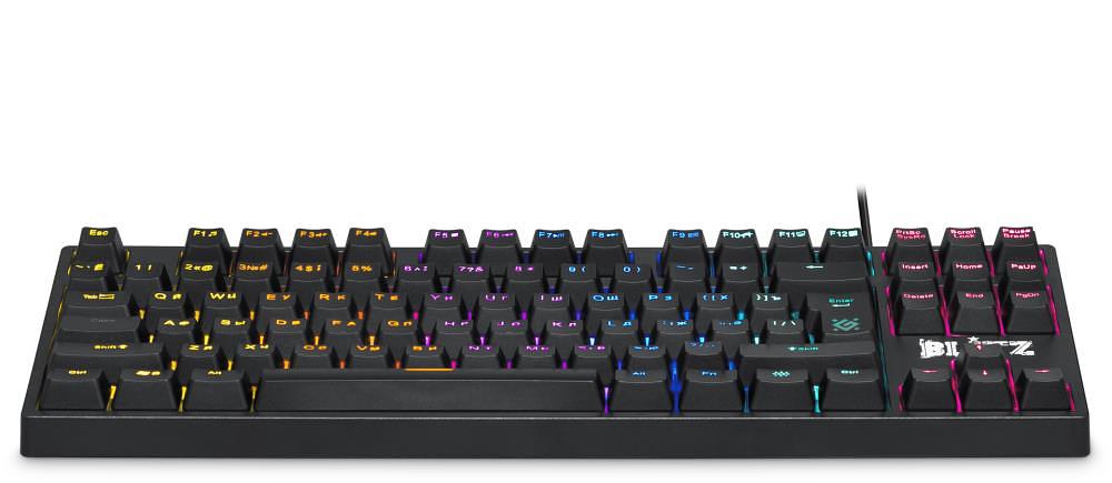 Клавиатура Defender Blitz GK-240L механическая черный USB for gamer LED фото 2