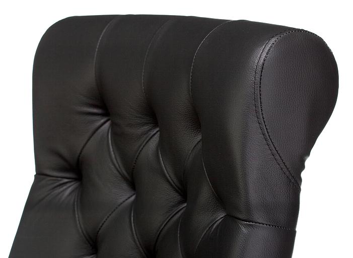 Кресло руководителя Бюрократ T-9928WALNUT черный кожа крестовина металл/дерево фото 7