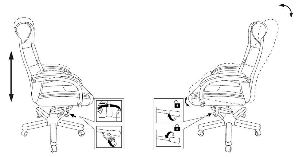 Кресло руководителя Бюрократ T-9928WALNUT черный кожа крестовина металл/дерево фото 8