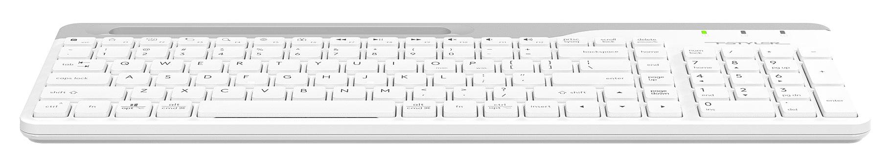 Клавиатура A4Tech Fstyler FK25 белый USB slim фото 9