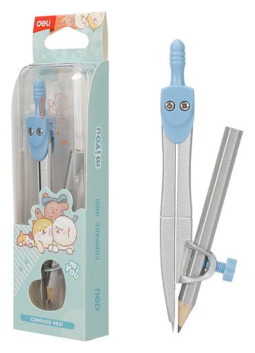 Циркуль Deli EH601 в компл.:карандаш фото 6