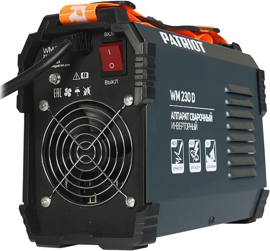 Сварочный аппарат Patriot WM230D инвертор ММА 10.7кВт фото 7