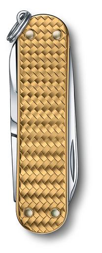 Нож перочинный Victorinox Classic Precious Alox (0.6221.408G) 58мм 5функц. золотистый подар.коробка фото 3