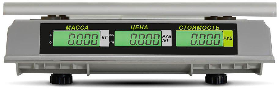 Весы торговые Mertech M-ER 326AC-32.5 LCD серый (3041) фото 5