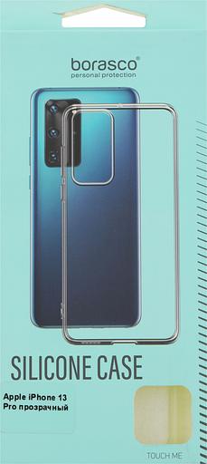 Чехол (клип-кейс) BoraSCO для Apple iPhone 13 Pro прозрачный (40438) фото 8