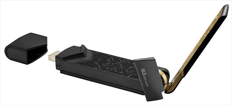 Сетевой адаптер WiFi Asus USB-AX56 AX1800 USB 3.0 (ант.внеш.несъем.) фото 5