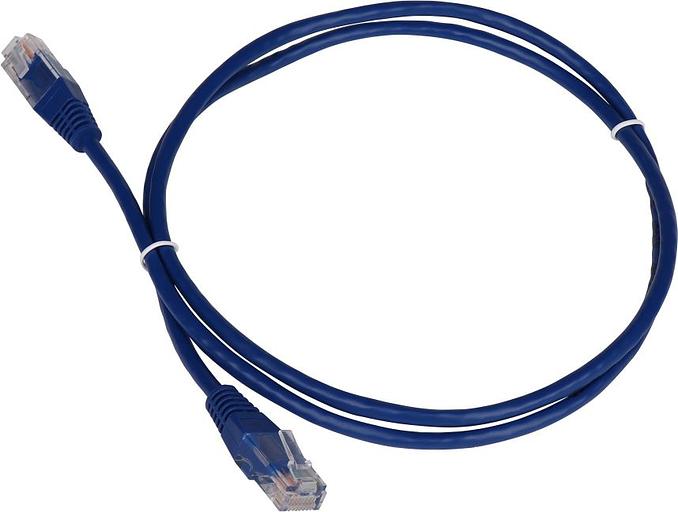 Патч-корд Lanmaster TWT-45-45-15-BL UTP вилка RJ-45-вилка RJ-45 кат.5е 15м синий ПВХ (уп.:1шт) фото 1