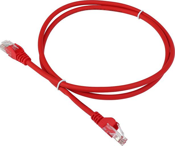 Патч-корд Lanmaster LAN-PC45/U5E-10-RD UTP вилка RJ-45-вилка RJ-45 кат.5е 10м красный LSZH (уп.:1шт) фото 1