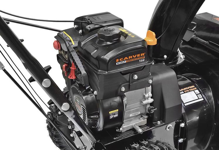 Снегоуборщик бензин. Carver STG 7056W 7л.с. фото 4