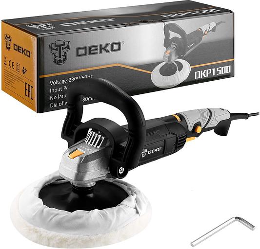 Полировальная машина Deko DKP1500 1500Вт фото 10