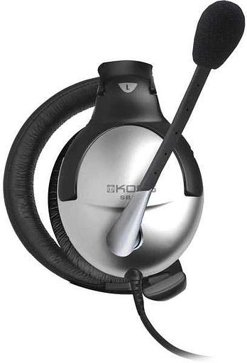 Наушники с микрофоном Koss SB45-USB черный/серебристый 2.4м мониторные оголовье (15116464) фото 2