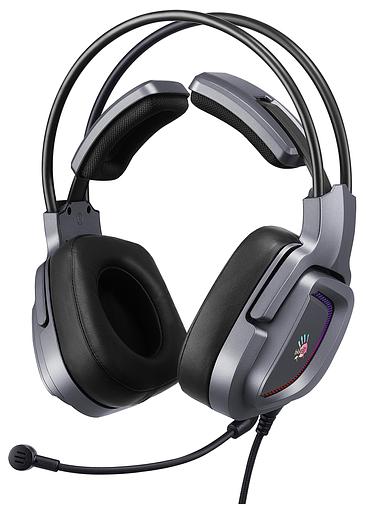Наушники с микрофоном A4Tech Bloody G575 серый 2м мониторные USB (G575 USB/ GREY) фото 1