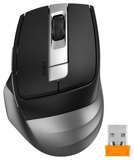 Мышь A4Tech Fstyler FB35C серый оптическая (2400dpi) беспроводная BT/Radio (6but) фото 2
