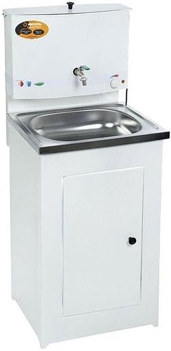 Умывальник дачный Вихрь 74/4/1 1300Вт 17л металл белый фото 1