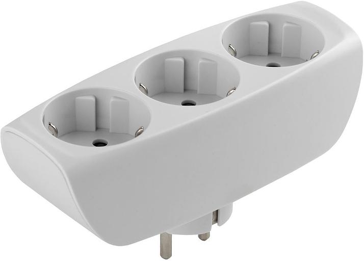 Сетевой разветвитель Эра SP-3e-W (3 розетки) белый (пакет ПЭ) фото 1