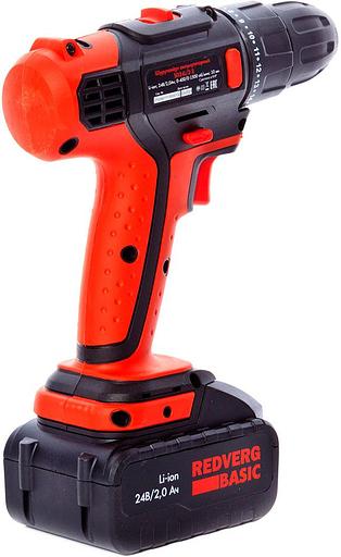 Шуруповерт RedVerg SD24L/2-2 Basic аккум. патрон:быстрозажимной фото 4
