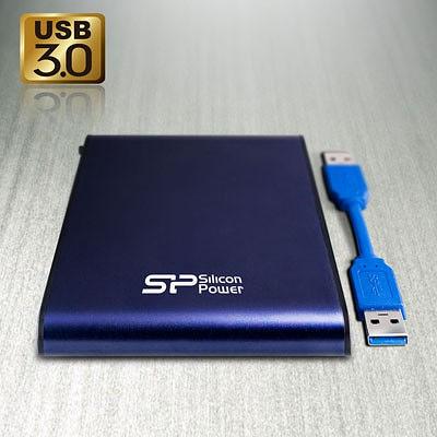 Жесткий диск Silicon Power USB 3.0 1Tb SP010TBPHDA80S3B A80 SP010TBPHDA80S3B Armor (5400rpm) 2.5" синий фото 2