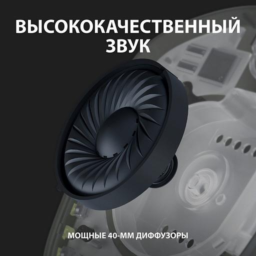 Наушники с микрофоном Logitech G435 синий/розовый накладные Radio оголовье (981-001062) фото 8