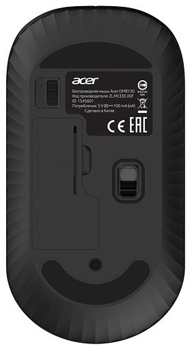 Мышь Acer OMR130 черный оптическая (1200dpi) беспроводная USB (3but) фото 2
