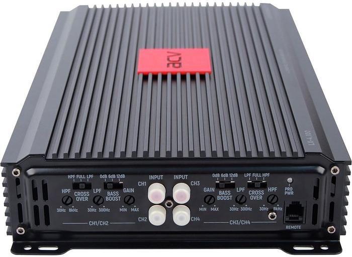 Усилитель автомобильный ACV VX-4.100 четырехканальный фото 2