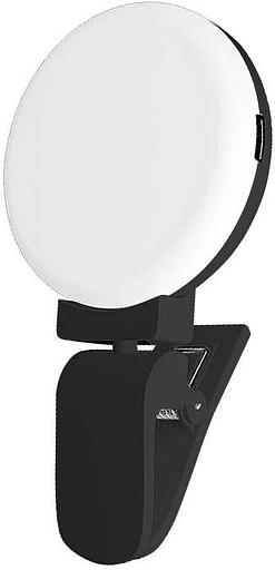 Вспышка для селфи DF LED-03 черный для для смартфонов (DF LED-03 (BLACK)) фото 1